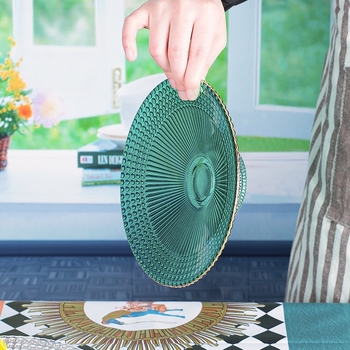 Tanjur za voće, europskog stila, stakleni, jednostavan dizajn, Crystal craftsmanship, lansiran 2024.