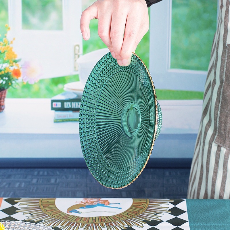 Tanjur za voće, europskog stila, stakleni, jednostavan dizajn, Crystal craftsmanship, lansiran 2024.