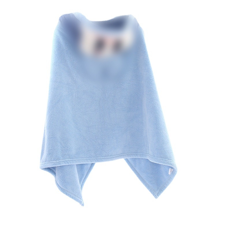 Dječji kaput kaputić za kupanje s kapuljačom, nosivi ogrtač, Coral Fleece, 300–400 g, jednostavno tkanje, 80% glavni materijal, 20% nylon