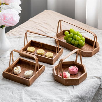 Koš za voće od bambusa Xie jia – vintage, lagani luksuzni retro stil