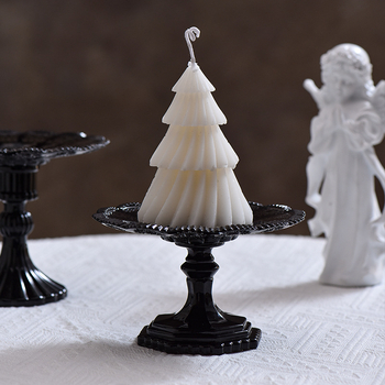 Πιατέλα φρούτων με πόδι υψηλό, ευρωπαϊκού στυλ, μοντέρνος μινιμαλιστικός σχεδιασμός, γυάλινο υλικό