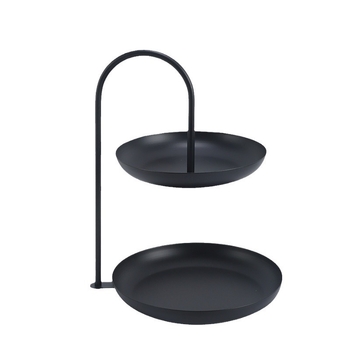 Dvostruko slojevita željezna posuda za voće za dnevni boravak – nordijski stil, višenamjenska, lagani luksuz retro