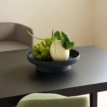 Keraminė vaisių padėklas, modernus minimalistinis dizainas, svetainės dekoratyvinis patiekimo padėklas