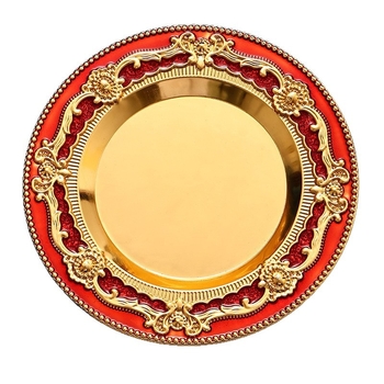 Metalni pladanj za voće brenda Miao Shuai, stil laganog luksuza retro, premium kvaliteta, predstavljen 2024.