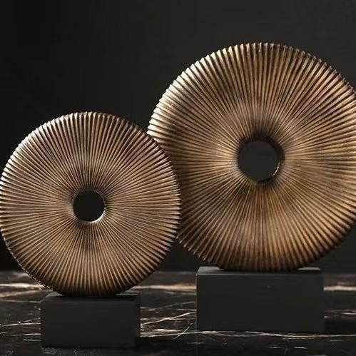 Ornament decorativ din rășină cu motiv de frunză de ginkgo pentru sufragerie, stil modern minimalist, rășină sintetică, Jz Home Furnishing