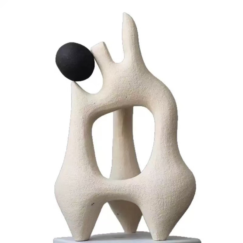 Ornament decorativ din rășină cu motiv de frunză de ginkgo pentru sufragerie, stil modern minimalist, rășină sintetică, Jz Home Furnishing