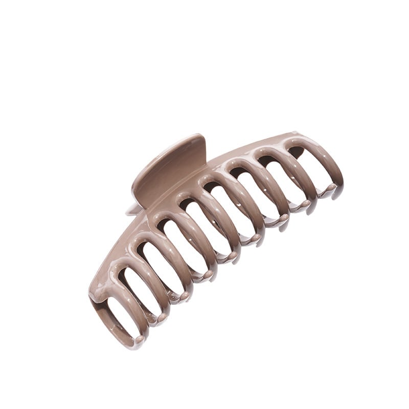 Щипка за коса от драконови кости с мек силикон, грипер механизъм, инжекционна обработка, за жени, аксесоар за глава