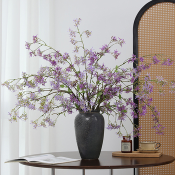 Flori artificiale pentru decorul casei — brand Moge, ramură lungă cu clemă, ramură atârnătoare, plastic