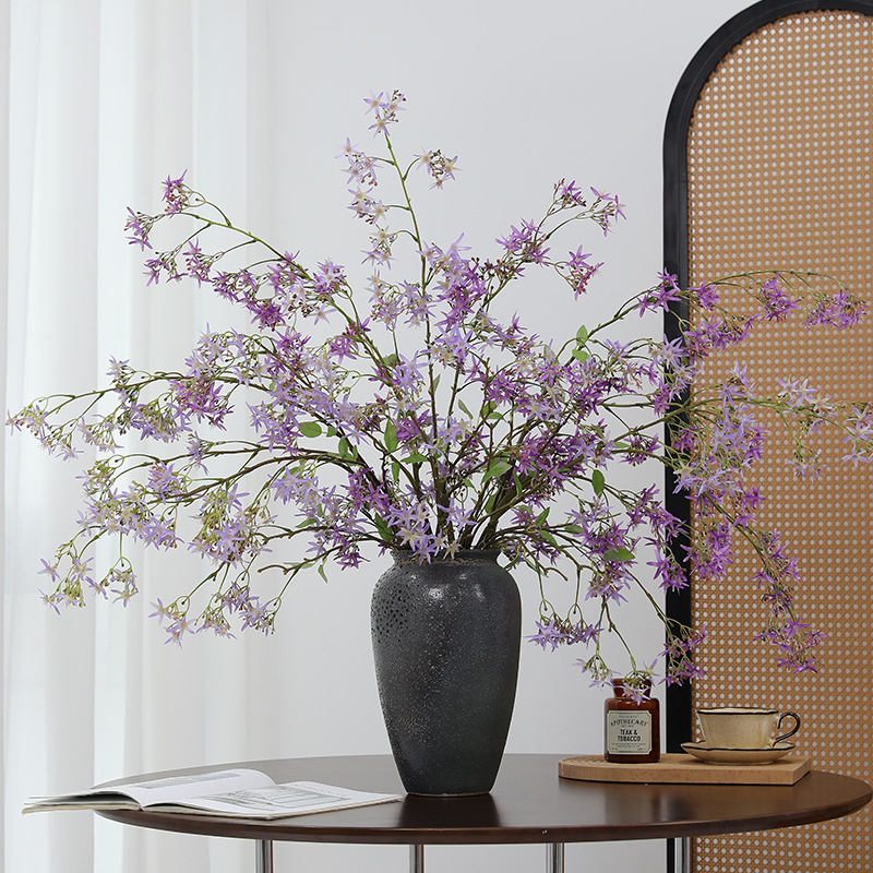 Flori artificiale pentru decorul casei — brand Moge, ramură lungă cu clemă, ramură atârnătoare, plastic