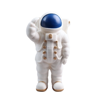Astronaut u karikaturnom stilu – skulptura od smole, dekorativna figurica za TV ormarić i prostoriju