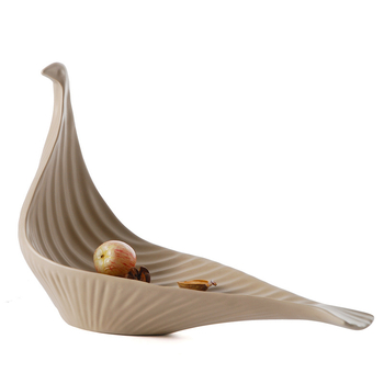 Keramikinis vaisių padėklas svetainėje, šiuolaikinis minimalistinis stilius; Medžiaga: Keramika; Paviršiaus apdorojimas: Kitas; Apdorojimas: Kitas; Individualizavimas: Ne