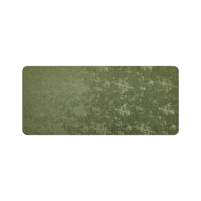 Covoraș din piele pentru masă de ceai – stil modern minimalist, formă dreptunghiulară, model peisaj, protecție la arsură și izolație termică