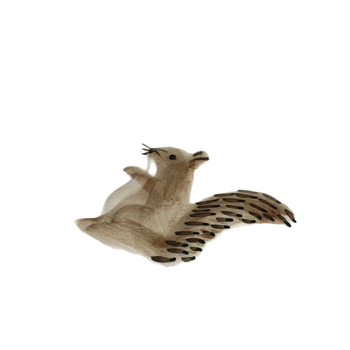 Farfurie ceramice pentru desert cu animale reliefate, sub glazură, rotundă, stil Nordic