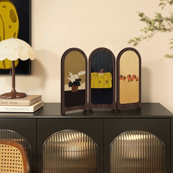 Panou decorativ din lemn pentru birou, în stil chinezesc, pictură decorativă personalizabilă