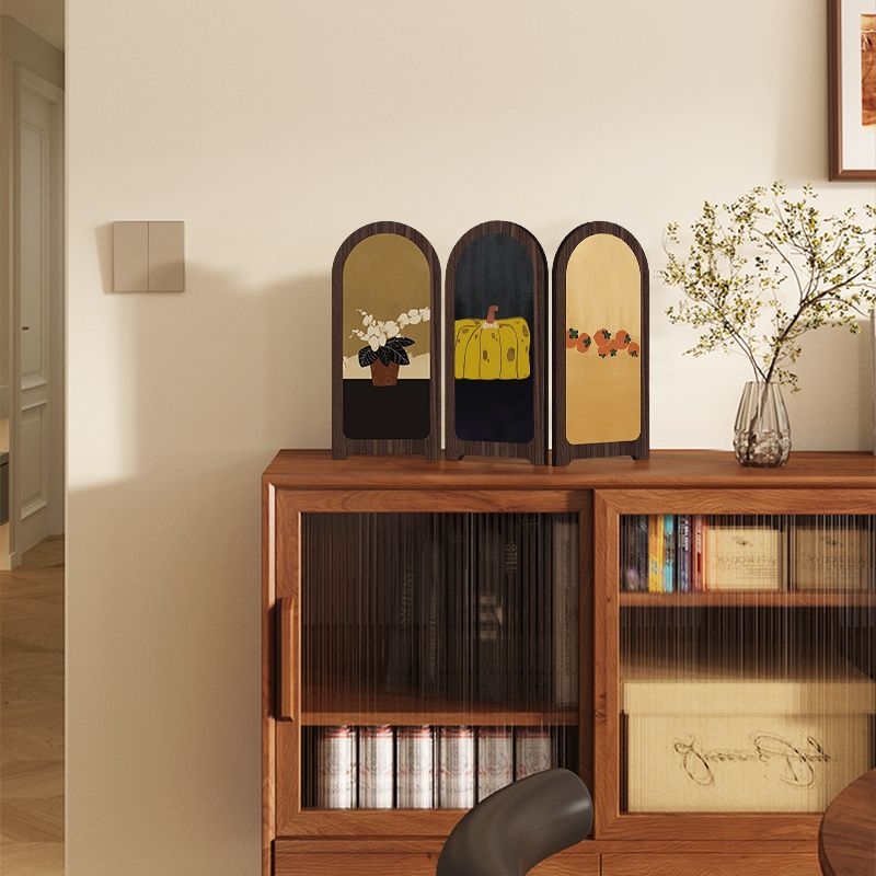 Panou decorativ din lemn pentru birou, în stil chinezesc, pictură decorativă personalizabilă