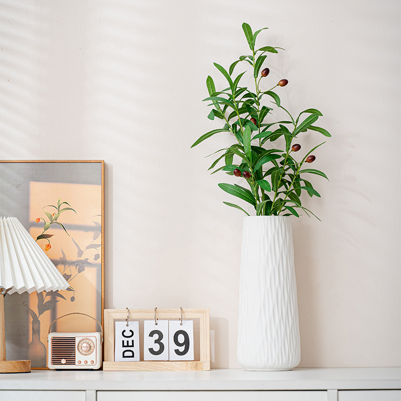 Vază din porțelan cu dungi, stil chinezesc modern minimalist