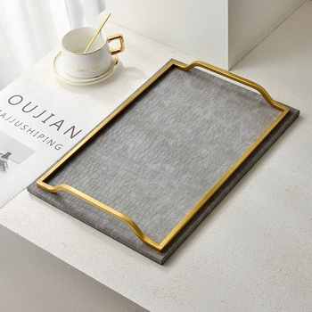 Δερμάτινος και μεταλλικός δίσκος, Νέο κινεζικό στυλ, επιφάνεια: ηλεκτροπλατίωση, κωδικός προϊόντος: T06, μάρκα: Qipo