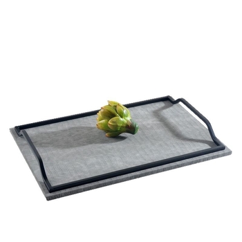 Δερμάτινος και μεταλλικός δίσκος, Νέο κινεζικό στυλ, επιφάνεια: ηλεκτροπλατίωση, κωδικός προϊόντος: T06, μάρκα: Qipo