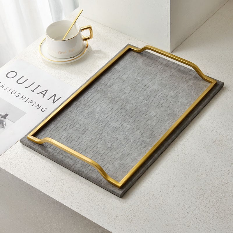 Δερμάτινος και μεταλλικός δίσκος, Νέο κινεζικό στυλ, επιφάνεια: ηλεκτροπλατίωση, κωδικός προϊόντος: T06, μάρκα: Qipo