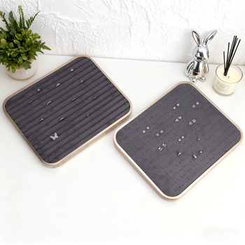 Δίσκος κοσμημάτων all-in-one με επένδυση φλανελ, περίβλημα από κράμα αλουμινίου, ορθογώνιος μονοεπίπεδος σχεδιασμός