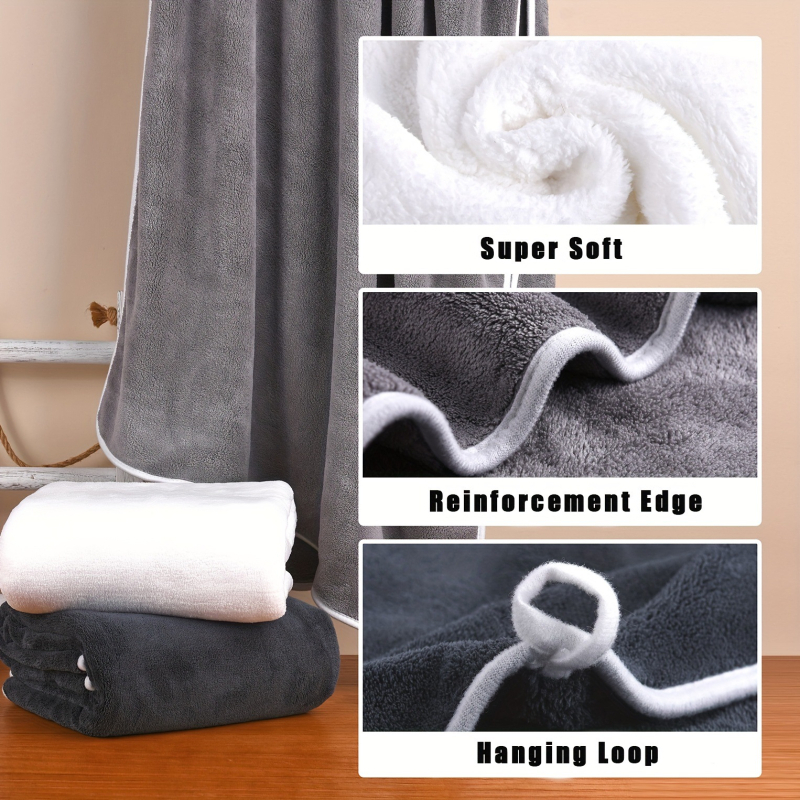 3-osaline komplekt vannitoa- ja rannarätikute korallfliisist, 200–300 g, 150D, Xize youpin