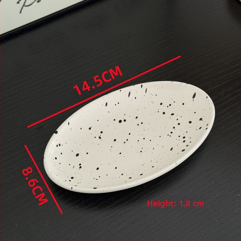 Paleti sarja keramikust käterätiku ja ehete taldrik, põhjamaine stiil