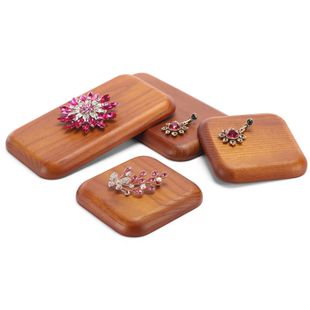 Поставка за бижута от масивно дърво, правоъгълна, еднослойна, със сплайсинг конструкция