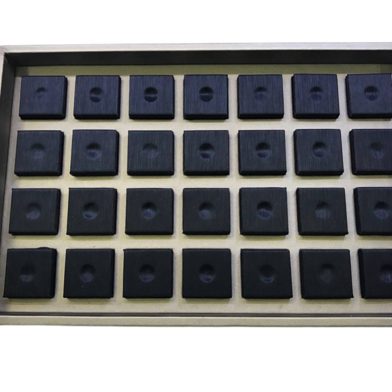 Δίσκος επίδειξης κοσμημάτων με μαργαριράρια, κεχριμπάρι και νεφρίτης, διπλό στρώμα, άνοιξη 2025, χωρίς ιδιωτική ετικέτα