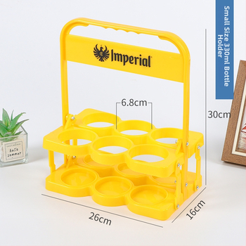 Plastikinis alaus krepšelis, sulankstomas, nešiojamas, talpa 6 butelių