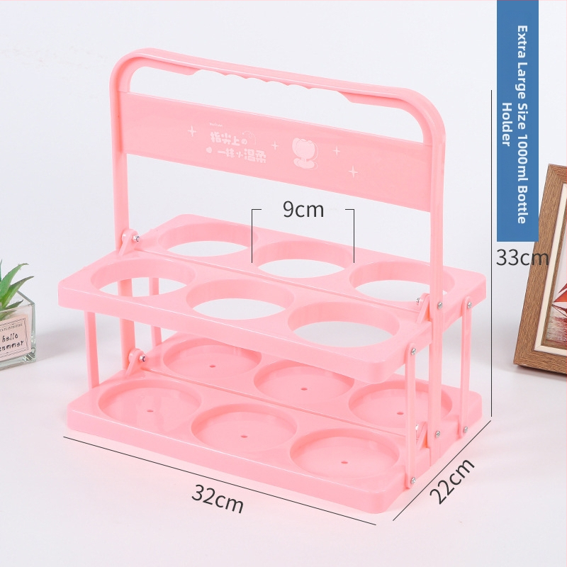 Plastikinis alaus krepšelis, sulankstomas, nešiojamas, talpa 6 butelių