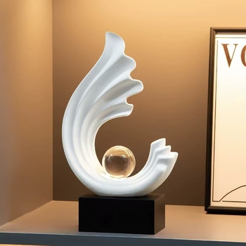 Keramikas dekoratīvā figūra vīna skapim, rokdarbs, vienkāršs un moderns stils, Music World