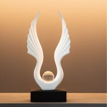 Keramikas dekoratīvā figūra vīna skapim, rokdarbs, vienkāršs un moderns stils, Music World