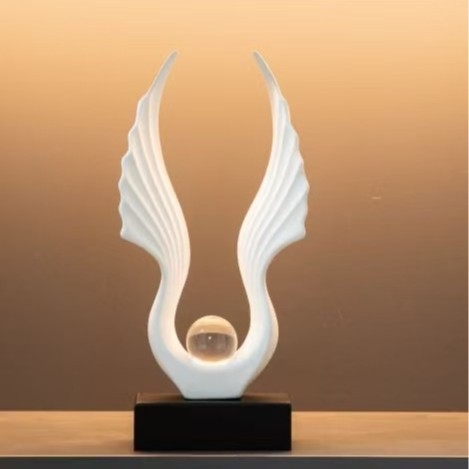 Keramikas dekoratīvā figūra vīna skapim, rokdarbs, vienkāršs un moderns stils, Music World