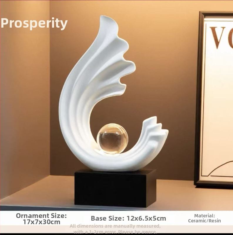 Keramikas dekoratīvā figūra vīna skapim, rokdarbs, vienkāršs un moderns stils, Music World