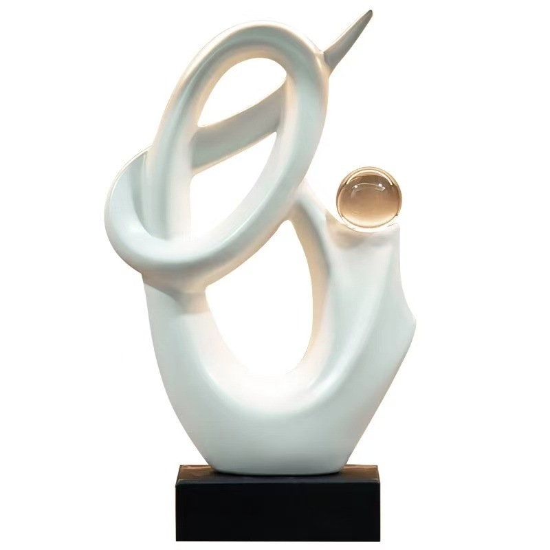 Keramikas dekoratīvā figūra vīna skapim, rokdarbs, vienkāršs un moderns stils, Music World