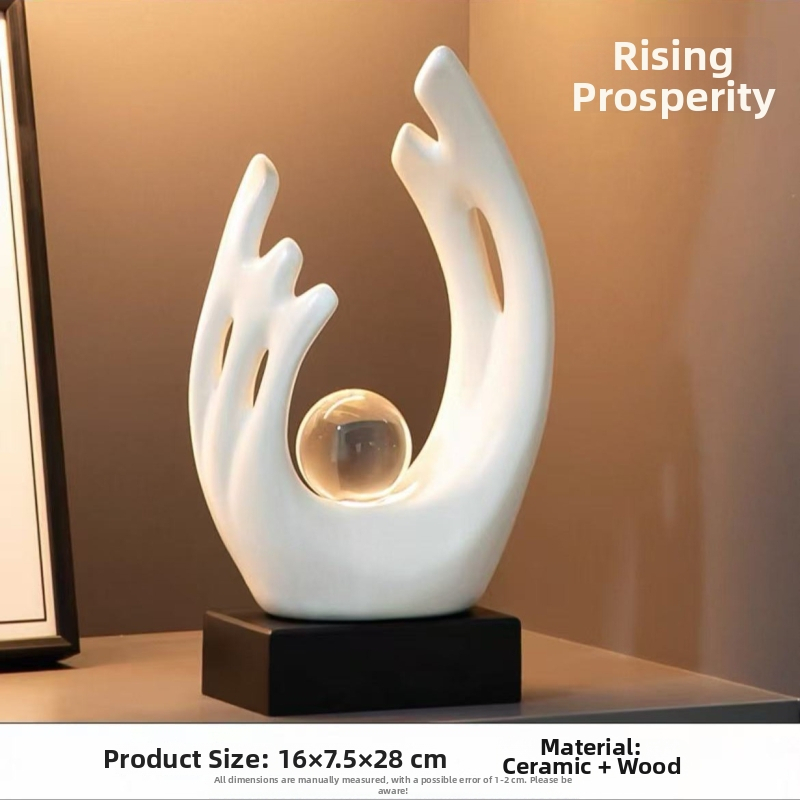 Keramikas dekoratīvā figūra vīna skapim, rokdarbs, vienkāršs un moderns stils, Music World