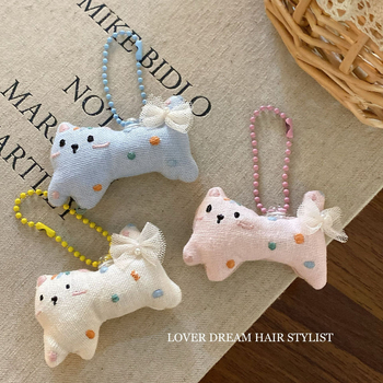 Κλάμερ Μαλλιών με Φιόγκο Γάτας – Χειροποίητο, Μεικτά Υλικά, Παιδικό Στυλ (Χειροποίητο; Μεικτά Υλικά; Μοτίβο γάτας)