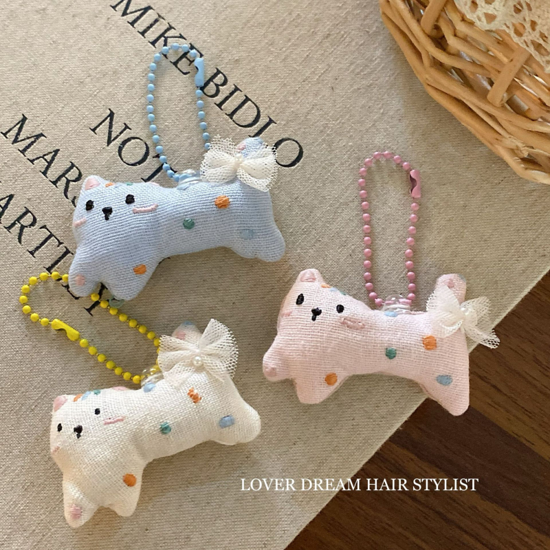 Κλάμερ Μαλλιών με Φιόγκο Γάτας – Χειροποίητο, Μεικτά Υλικά, Παιδικό Στυλ (Χειροποίητο; Μεικτά Υλικά; Μοτίβο γάτας)