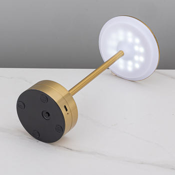 LED galda lampa UFO formā ar skārienjūtīgu vadību, atmosfēras un nakts gaisma, mūsdienīgs minimālisms, CE sertifikēta