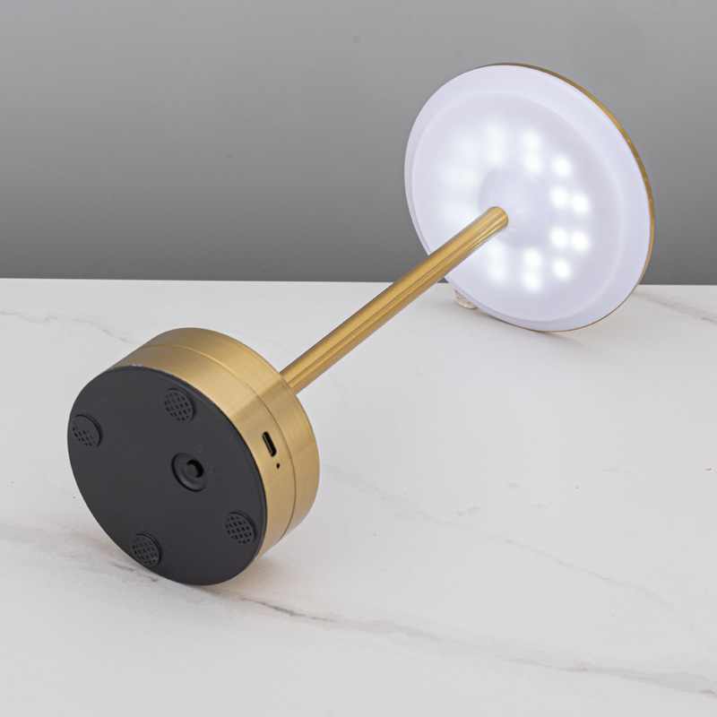 LED galda lampa UFO formā ar skārienjūtīgu vadību, atmosfēras un nakts gaisma, mūsdienīgs minimālisms, CE sertifikēta