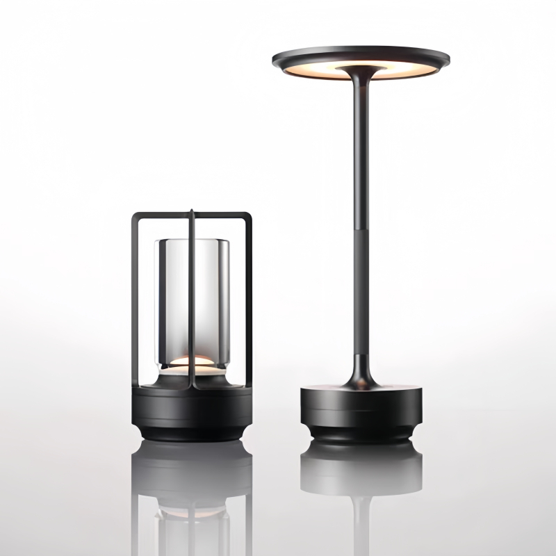 Galda lampa bāriem un kafejnīcām ar skandināvu atmosfēru, alumīnija korpuss, model JK-TD52, 5V, līdz 5W