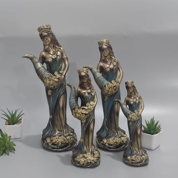 Figura boginje bogatstva – metalna figura, kartonska ambalaža, kategorija: osoba, nije poklon