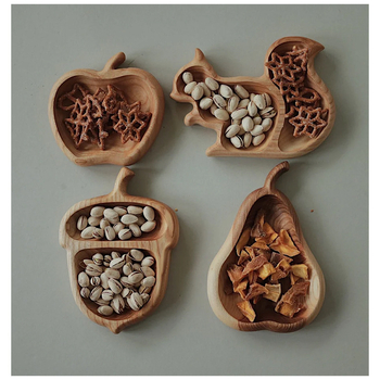 Drveni poslužavnik u obliku vjeverice za sušeno voće i orašaste plodove | Marka: Cao county nianxu | Materijal: Drugo | Kategorija: Pladanj za voće | Godina lansiranja: 2022 | Stil: Jednostavan