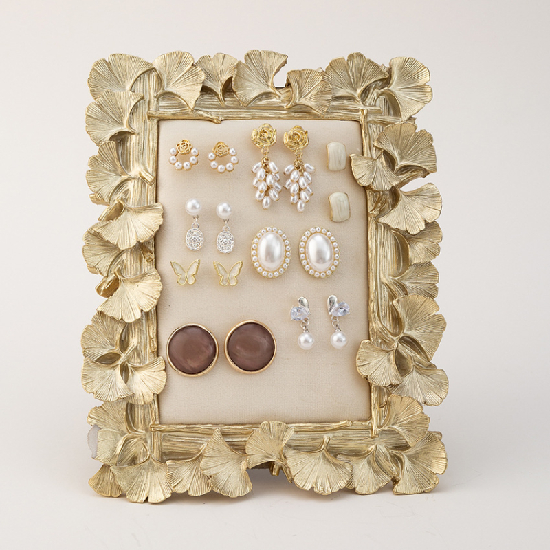 Papuošalų laikiklis iš dervos su nuotraukų rėmu, nordiškas stilius, vieno sluoksnio, purškiama dažymas, prekės numeris 2025, 2025 m. pavasaris