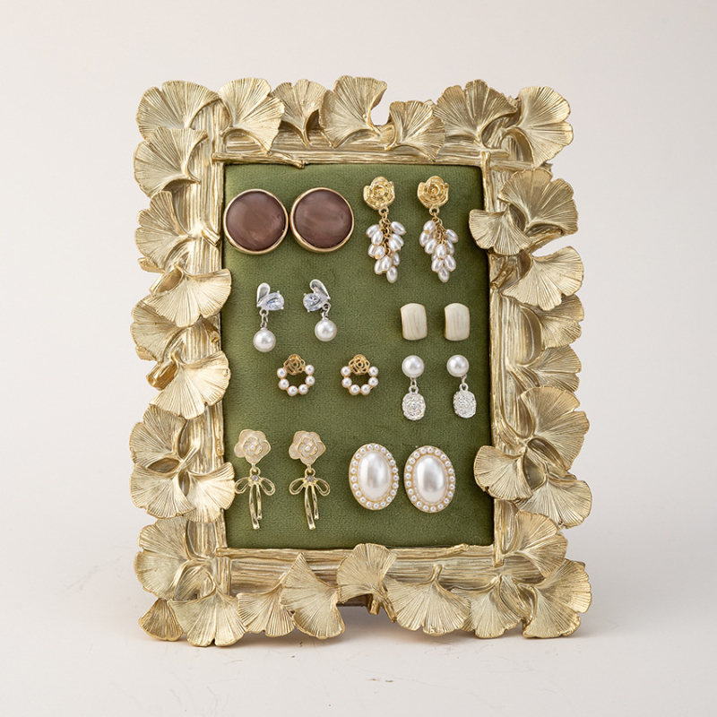 Papuošalų laikiklis iš dervos su nuotraukų rėmu, nordiškas stilius, vieno sluoksnio, purškiama dažymas, prekės numeris 2025, 2025 m. pavasaris