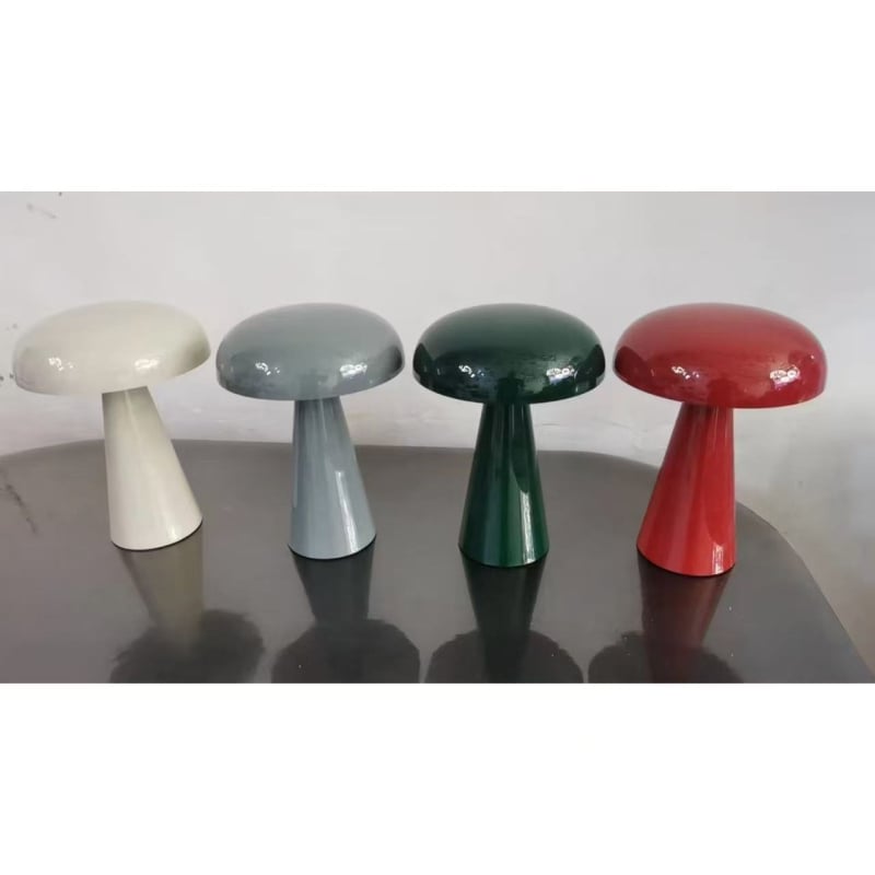 Galdlampa ar sēņu formu, USB uzlādes atmosfēras nakts gaisma, modelis Xy36, plastmasas turētājs, mūsdienīgs minimālisma stils