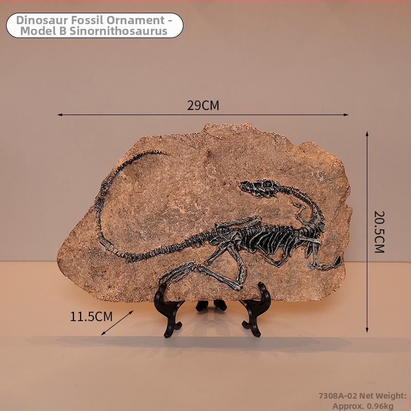Dinozaura fosilijas skulptūra no sveķiem – Tyrannosaurus Rex, mūsdienu mākslas dekors, dāvana dzimšanas dienai vai izlaidumam