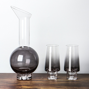 Σετ κρασιού Qi Xian Glass — γυάλινο, Σκανδιναβικό στυλ, 3 τεμάχια