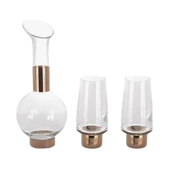 Σετ κρασιού Qi Xian Glass — γυάλινο, Σκανδιναβικό στυλ, 3 τεμάχια