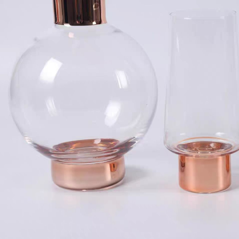 Σετ κρασιού Qi Xian Glass — γυάλινο, Σκανδιναβικό στυλ, 3 τεμάχια